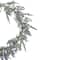 16" White LED Lighted White & Purple Lavender Artificial Spring Wreath